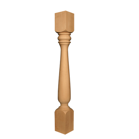 OSBORNE WOOD PRODUCTS 35 1/2 x 4 Standard Column Leg in Knotty Pine 891873P